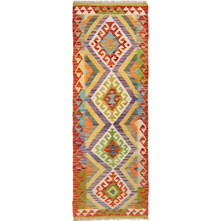 Short Kilim Runner 2' 3" x 6' 6" ft / 68 x 197 cm - No. B30487