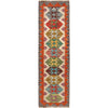 Handmade Vegetable Kilim Runner 2' 1" x 6' 5" ft / 64 x 196 cm - No. B30547