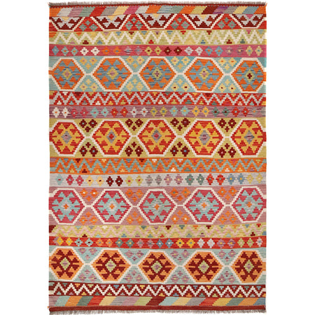 Medium Size Chobi Kilim 5' 9" x 8' 4" ft / 175 x 255 cm - No. B30568