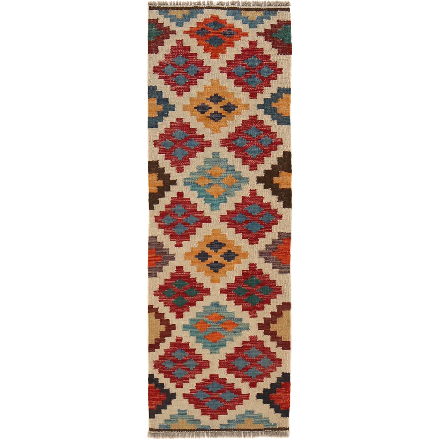 Short Chobi Kilim Runner 1' 7" x 4' 11" ft / 49 x 150 cm - No. B30586