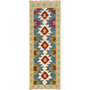 Hand Knotted Flatweave Kilim Runner 1' 8" x 4' 10" ft / 52 x 147 cm - No. B30605
