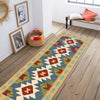 Hand Knotted Flatweave Kilim Runner 1' 8" x 4' 10" ft / 52 x 147 cm - No. B30605