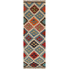 Hand Knotted Flatweave Kilim Runner 1' 7" x 4' 11" ft / 48 x 150 cm - No. B30607