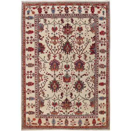 Hand knotted Kazak Rugs 6' 7" x 9' 10" ft / 201 x 300 cm - No. B30653