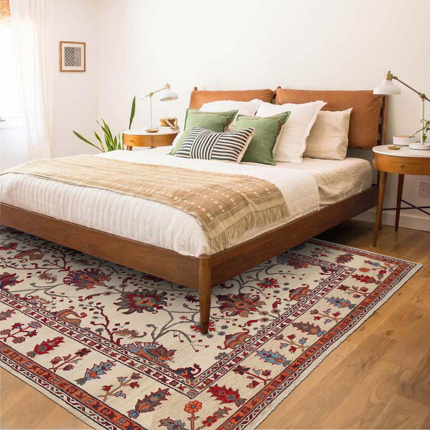 Hand knotted Kazak Rugs 6' 7" x 9' 10" ft / 201 x 300 cm - No. B30653