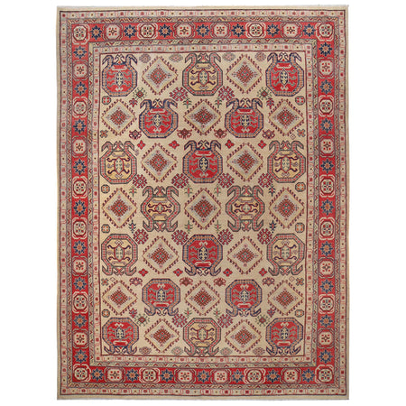 Hand knotted Kazak Carpet 8' 9" x 12' 0" ft / 267 x 365 cm - No. B30655
