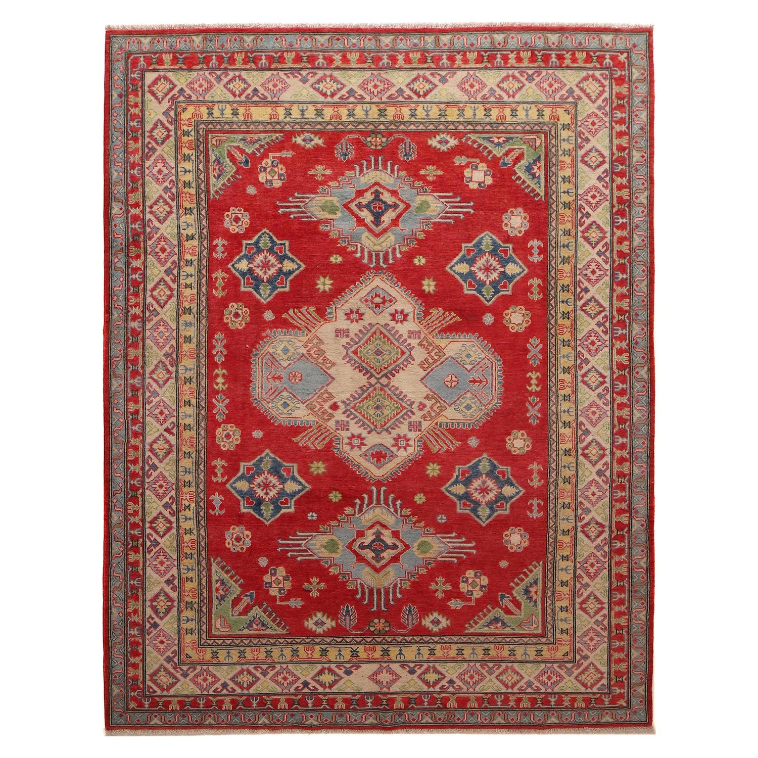 Hand knotted Kazak Rugs 6' 9" x 9' 9" ft / 205 x 296 cm - No. B31608