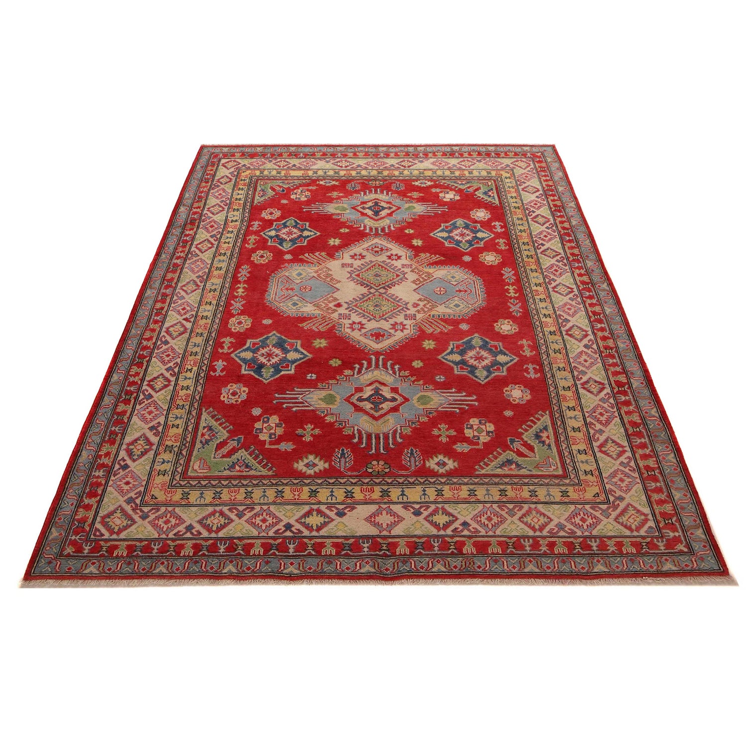 Hand knotted Kazak Rugs 6' 9" x 9' 9" ft / 205 x 296 cm - No. B31608