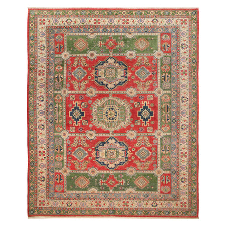 Handmade Kazak Area Rug 8' 11" x 11' 10" ft / 273 x 360 cm - No. B31611