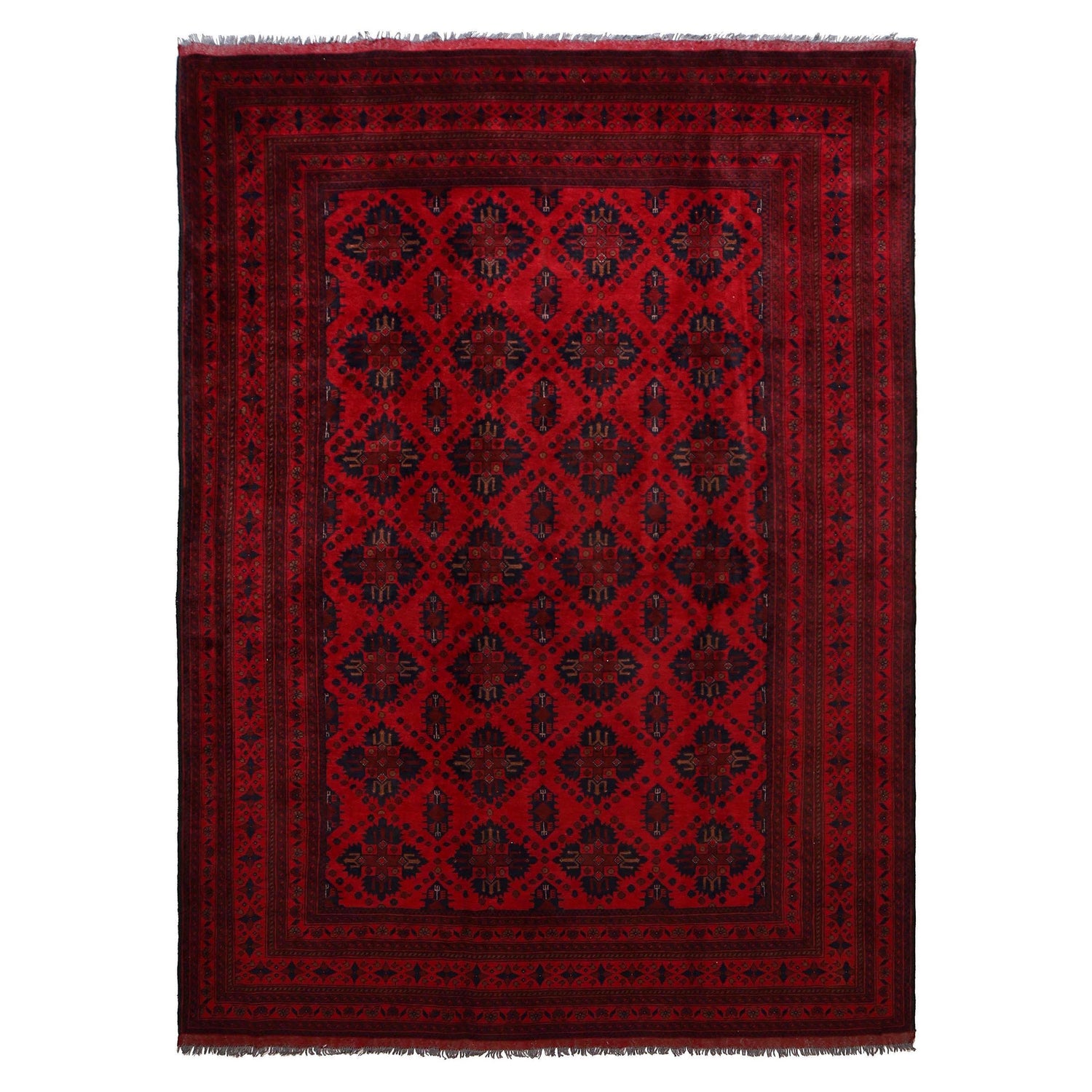 Handmade Khal Mohammadi Area Rug 6' 4" x 9' 3" ft / 193 x 282 cm - No. B33058