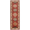 Hand knotted Kazak Runner Carpet 2' 10" x 9' 3" ft / 85 x 283 cm - No. B33093