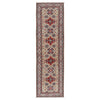 Hand knotted Kazak Runner Carpet 2' 9" x 9' 7" ft / 83 x 293 cm - No. B33096