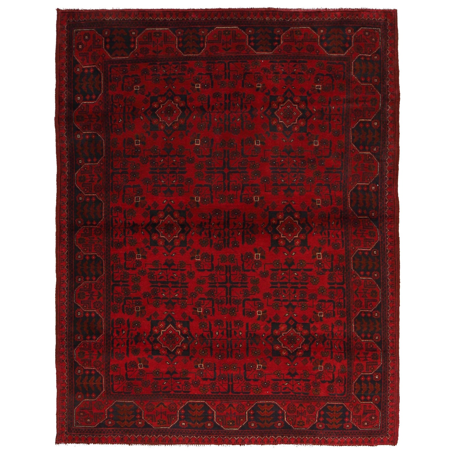 Oriental Khal Mohammadi Rug 4' 11" x 6' 5" ft / 150 x 196 cm - No. B34181