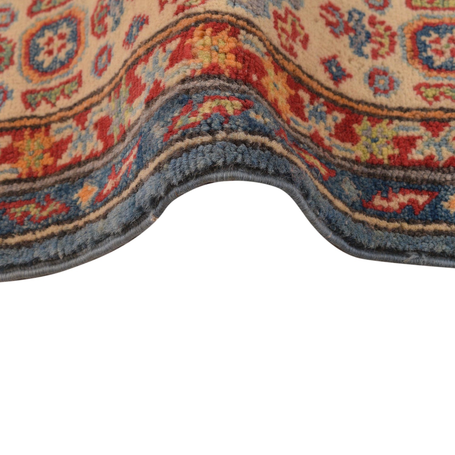 Hand knotted Kazak Carpet 4' 10" x 6' 2" ft / 147 x 188 cm - No. B34195