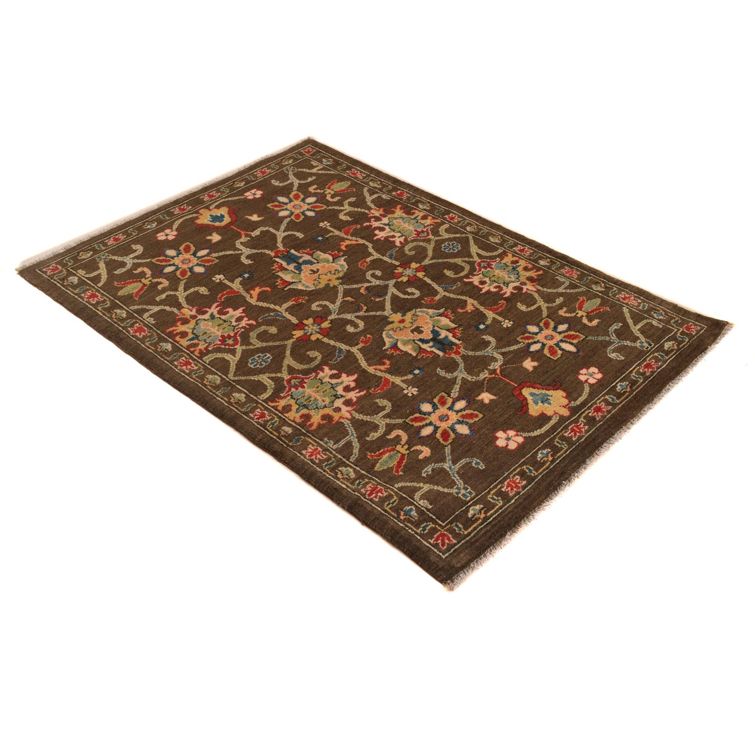Handmade Sultani Area Rug 3' 3" x 4' 8" ft / 98 x 142  cm - No. B34197