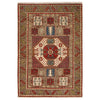 Oriental Mamluk Area Rug 3' 3" x 4' 10" ft / 100 x 147 cm - No. B34606