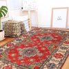 Hand Knotted Kazak Oriental Rug 3' 4" x 4' 8" ft / 102 x 141 cm - No. B34607