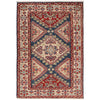 Hand knotted Kazak Rugs 3' 2" x 4' 8" ft / 96 x 142 cm - No. B34609