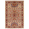 Hand knotted Kazak Carpet 3' 3" x 4' 11" ft / 100 x 150 cm - No. B34614