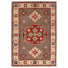 Hand Knotted Kazak Oriental Rug 3' 4" x 4' 11" ft / 102 x 149 cm - No. B34619
