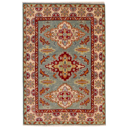 Hand knotted Kazak Rugs 3' 5" x 5' 0" ft / 103 x 153 cm - No. B34622
