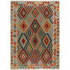 Hand Made Afghan Kilim 5' 10" x 8' 2" ft / 177 x 249 cm - No. B34641