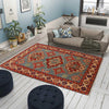 Blue Color Kazak Rug 3' 4" x 4' 10" ft / 102 x 147 cm - No. B34665