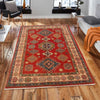 Oriental Kazak Rug 4' 2" x 5' 7" ft / 126 x 170 cm - No. B34666