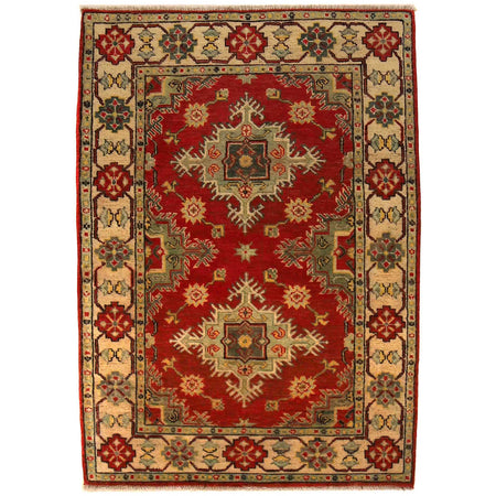 Oriental Kazak Rug 3' 5" x 4' 9" ft / 104 x 145 cm - No. B34677