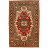 Multi Color Heriz Design Rug 3' 3" x 4' 10" ft / 100 x 148 cm - No. B34684