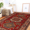 Red Color Kazak Rug 3' 3" x 4' 8" ft / 100 x 143 cm - No. B34685