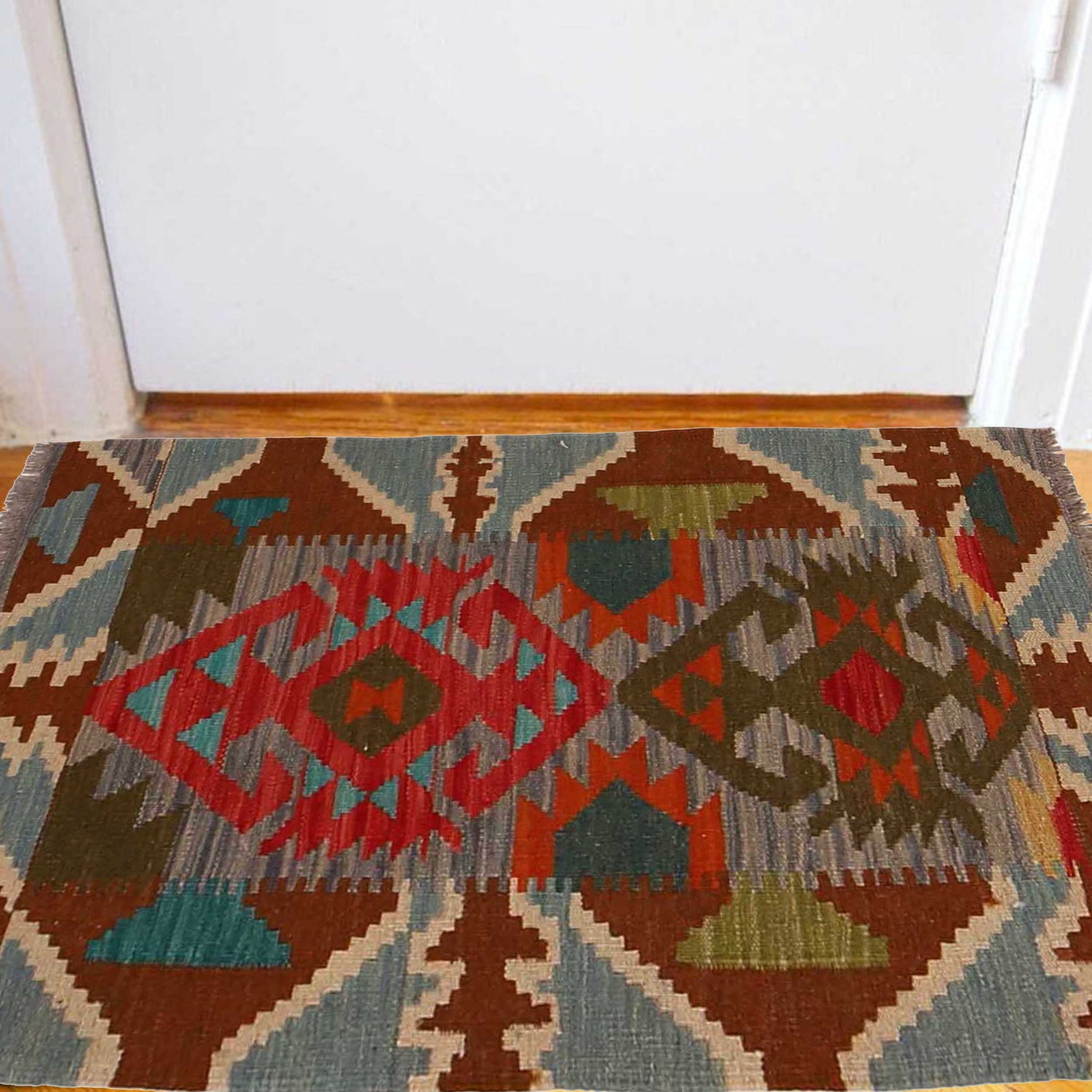 Small Size Chobi Kilim 2' 0" x 3' 0" ft / 60 x 92 cm - No. B35107