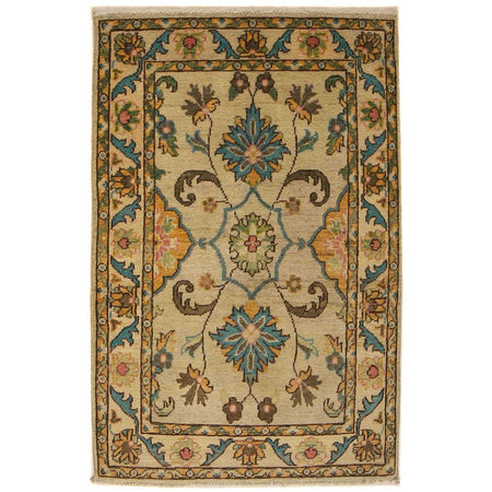 Beige Color Kazak Rug 2' 8" x 4' 2" ft / 82 x 127 cm - No. B35139