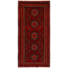 Red Color Baloch Runner 2' 11" x 6' 2" ft / 89 x 187 cm - No. B35176