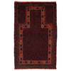 Hand Knotted Prayer Rug 2' 11" x 4' 7" ft / 88 x 140 cm -No. B35440