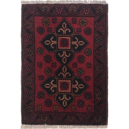 Handmade Mat 1' 5" x 1' 11" ft / 42 x 59 cm - No. B35701