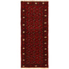 Firebrick Bokhara Runner Rug 2' 4" x 5' 8" ft / 71 x 173 cm - No. B35797