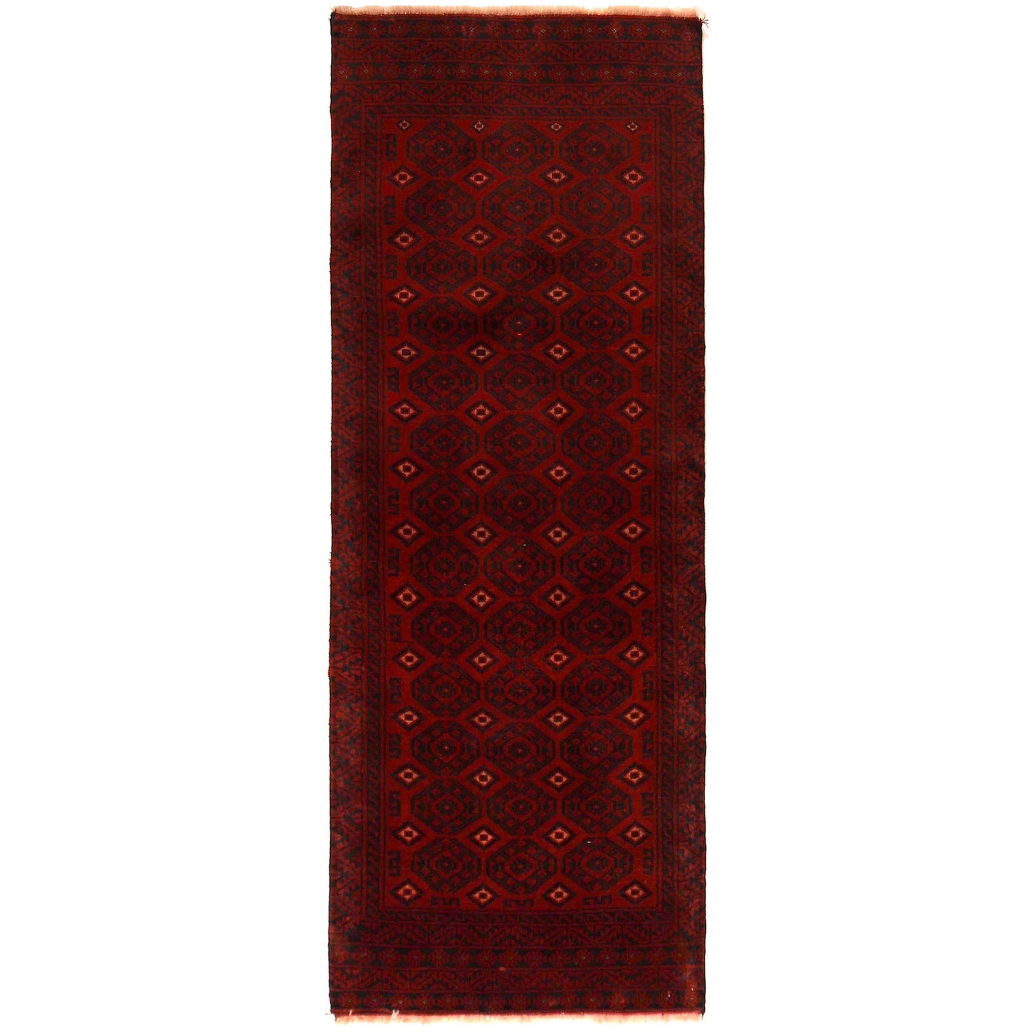 Traditional Handwoven Baluch Runne 2' 4" x 6' 4" ft / 70 x 192 cm - No. B35798