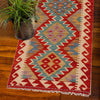 Hand Knotted Afghan Style Kilim Runner 1' 10" x 4' 11" ft / 56 x 151 cm - No. B35879