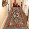 Handmade Afghan Vegetable Kilim Runner 1' 8" x 4' 9" ft / 52 x 146 cm - No. B35884