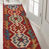 Hand Woven Wool Kelim Runner 1' 9" x 5' 0" ft / 53 x 152 cm - No. B35916