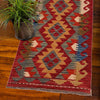 Handmade Turkish Design Wool Kilim Runner 1' 8" x 4' 8" ft / 51 x 143 cm - No. B35917