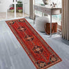 Rich Red Color Shiraz Carpet Runner 2' 8" x 9' 5" ft / 81 x 287 cm - No. B36516