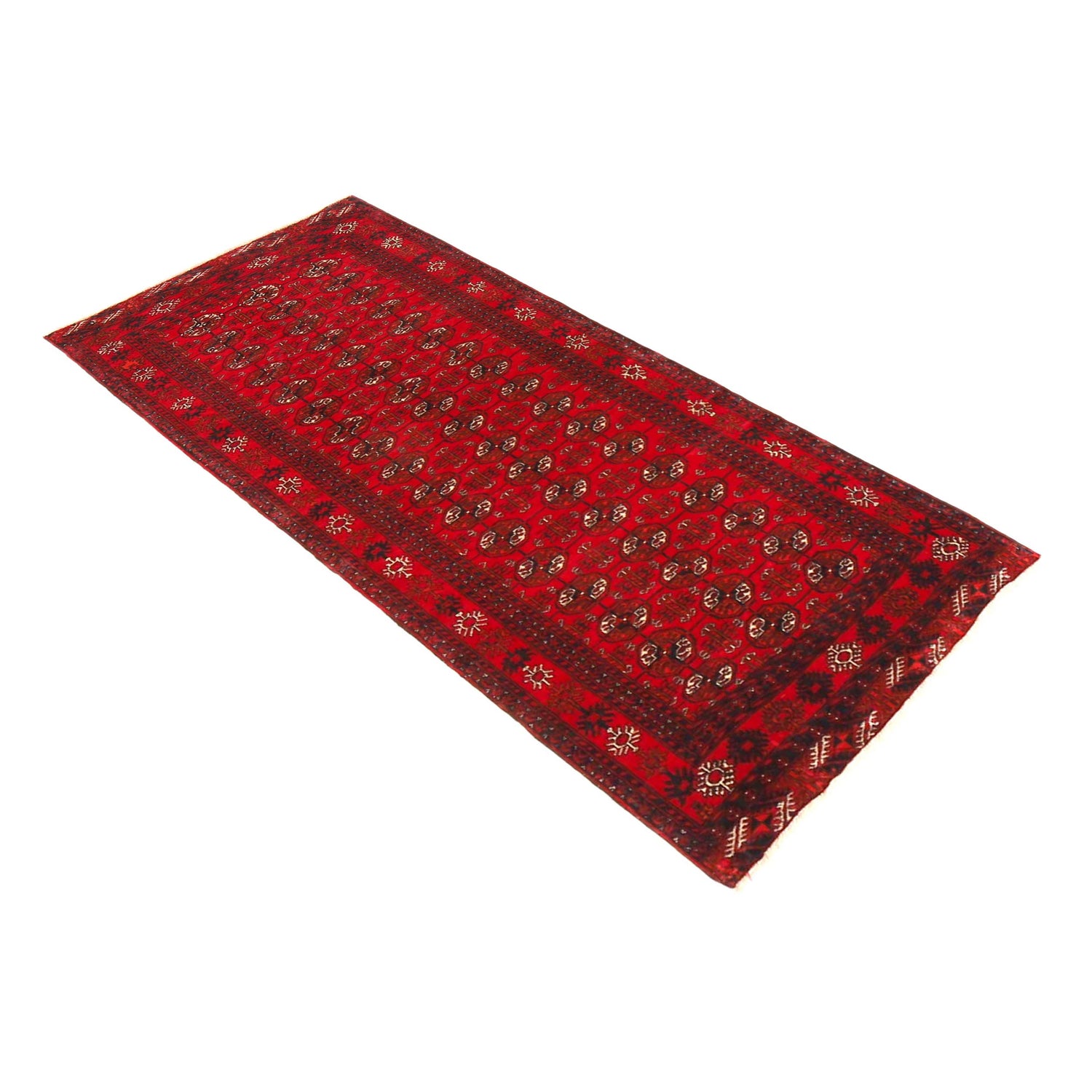 Handmade Bukhara Runner Carpet 2' 9" x 9' 5" ft / 85 x 188 cm - No. B36519