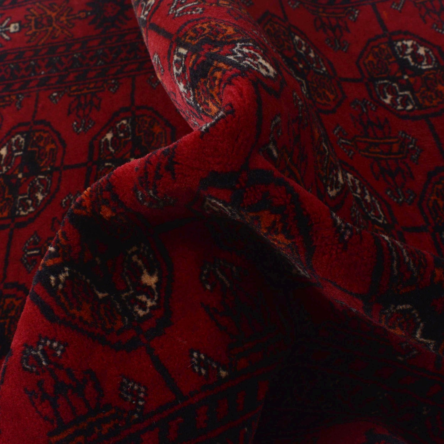 Handmade Bukhara Runner Carpet 2' 9" x 9' 5" ft / 85 x 188 cm - No. B36519