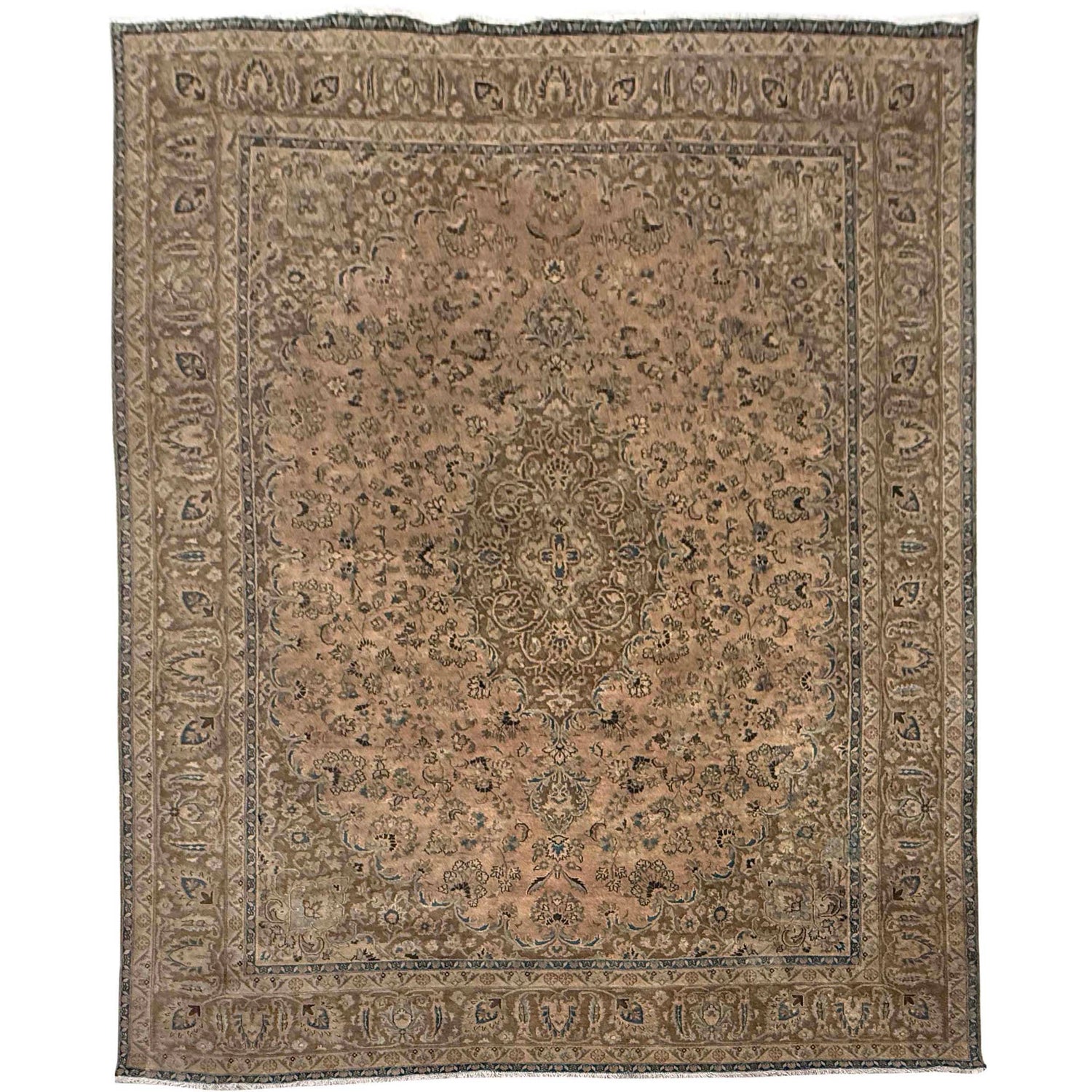 Persian Floral Design Rug 9' 6" x 12' 3" ft / 289 x 373 cm - No. B39595a