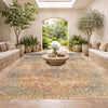 Persian Floral Design Rug 6' 9" x 10' 6" ft / 206 x 321 cm - No. B39596a