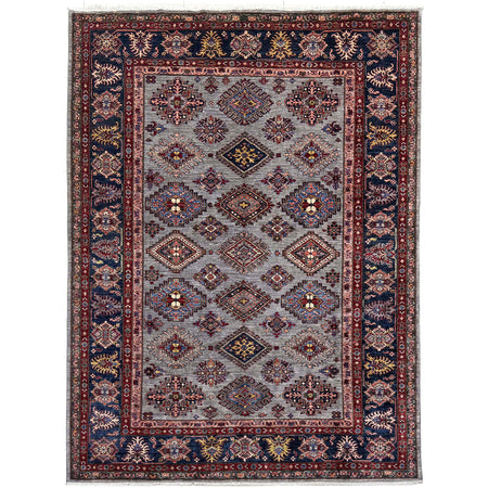 Luxury Fine Kazak Carpet 6' 11" x 9' 11" ft / 211 x 303 cm - No. B39601