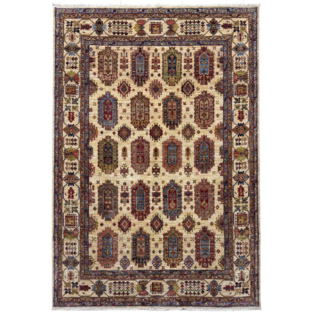 Luxury Fine Waziri Carpet 6' 8" x 9' 5" ft / 202 x 286 cm - No. B39603