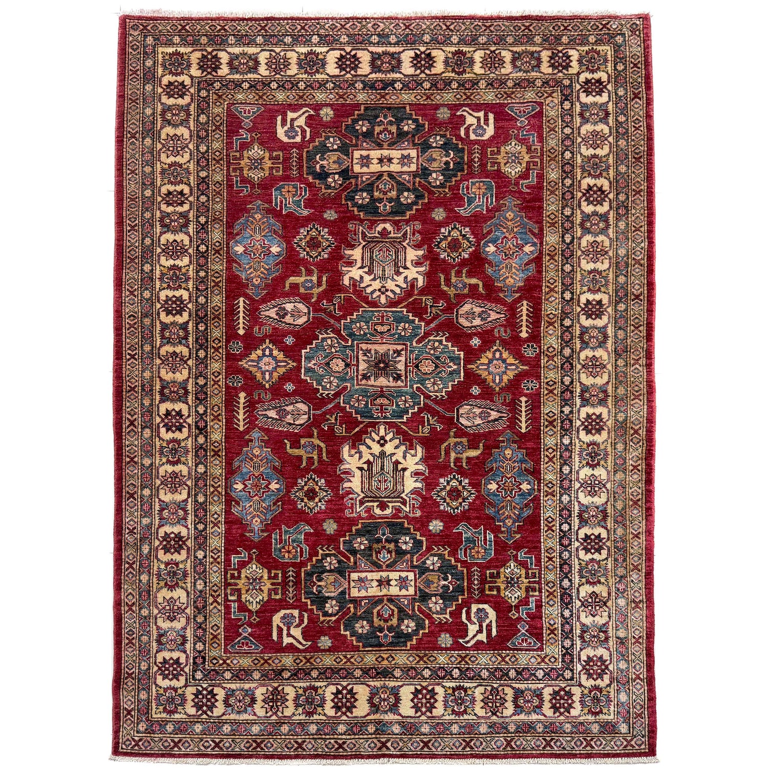 Supreme Kazak Carpet 5' 10" x 8' 0" ft / 177 x 245 cm - No. B39605